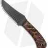 Winkler Knives Blue Ridge Hunter Fixed Blade Knife Sculpted Maple (4.1" Black)