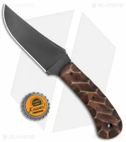 Winkler Knives Blue Ridge Hunter Fixed Blade Knife Sculpted Maple (4.1" Black) -Avokelavavat Sales Store Winkler Knives Blue Ridge Hunter Fixed Blade Scuplted Maple Black BHQ 74121 jr bottlecap