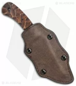 Winkler Knives Blue Ridge Hunter Fixed Blade Knife Sculpted Maple (4.1" Black) -Avokelavavat Sales Store Winkler Knives Blue Ridge Hunter Fixed Blade Scuplted Maple Black BHQ 74121 jr sheath