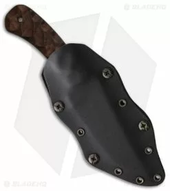 Winkler Knives Blue Ridge Hunter Fixed Blade Knife Sculpted Maple (4.1" Black) -Avokelavavat Sales Store Winkler Knives WKII Blue Ridge Hunter Sculpted Maple Black BHQ 74121 er sheath 2