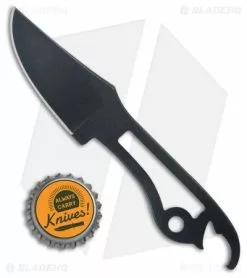 Winkler Knives Bottle Opener Neck Knife Fixed Blade (2.125" Black KG) -Avokelavavat Sales Store Winkler Knives WKII Bottle Opener Neck Knife Black KG BHQ 71254 jr bottlecap