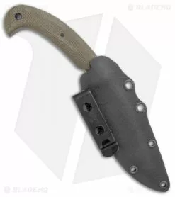 Winkler Knives Contingency Fixed Blade Knife Green Canvas Laminate (3.75" Black) 8 Winkler Knives Contingency Fixed Blade Knife Green Canvas Laminate (3.75" Black) -Avokelavavat Sales Store Winkler Knives WKII Contingency Green Micarta Black BHQ 68001 jr sheath