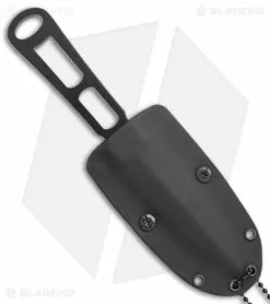 Winkler Knives Defensive Dagger Fixed Blade (3.75" Black KG) -Avokelavavat Sales Store Winkler Knives WKII Defensive Dagger black KG BHQ 30329 er sheath