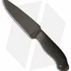 Winkler Knives Spike Knife Fixed Blade Black Canvas Laminate (5.25" Caswell)