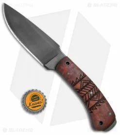 Winkler Knives Woodsman Fixed Blade Knife Tribal Maple (4.25" Caswell) -Avokelavavat Sales Store Winkler Knives WKII Woodsman Tribal Maple Caswell BHQ 71258 jr bottlecap
