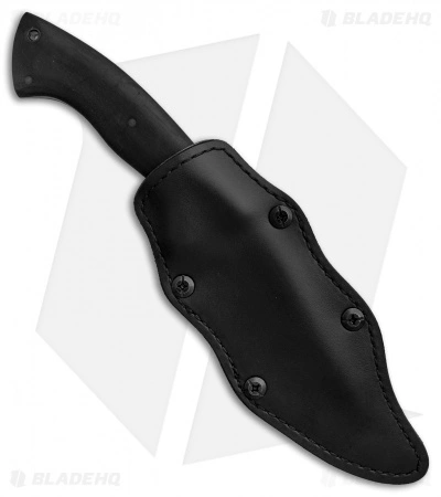 Winkler Knives Pathfinder Fixed Blade Knife Black Rubber (4.75" Black) 5 Winkler Knives Pathfinder Fixed Blade Knife Black Rubber (4.75" Black) - Image 3
