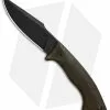 Winkler Knives Pathfinder Fixed Blade Knife Green Micarta (4.75" Black)
