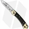 Buck Knives Yellowhorse Custom Buck 110 Elk Lockback Knife Ebony Wood (3.8" Satin) -Avokelavavat Sales Store Yellowhorse Custom Buck 110 Elk BHQ 142571 jr