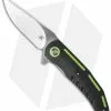 A2 Andre Thorburn/Van Heerden A3-3D Flipper Knife Black/Green G-10 (3.75" Satin) -Avokelavavat Sales Store a2 a3 g10 green cm