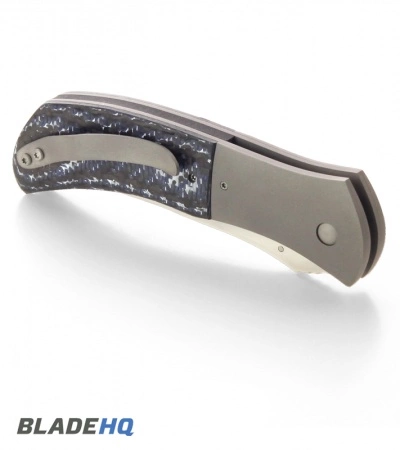 Aaron Frederick Tactical Persian Folder Blue/Black Carbon Fiber (3.5" Plain) 4 Aaron Frederick Tactical Persian Folder Blue/Black Carbon Fiber (3.5" Plain) - Image 2