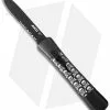 AKC Concord OTF Automatic Knife Jolly Roger (3.25" Black Serr) -Avokelavavat Sales Store akc concord skull flat serr cm