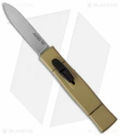AKC Minion Concord OTF Automatic Knife Desert Tan (2.3" Satin Flat Grind)