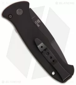 Al Mar Sere Automatic Knife Black (3.5" Black) AM-AS2B -Avokelavavat Sales Store al mar auto sere am as2b 12148 back