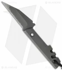 Amsler Knives Large Slik Titanium Pikal Blade Custom Knife (2.75" Plain)