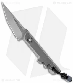 Amsler Knives Large Slik S35VN Steel Tanto Blade Custom Knife (2.75" Plain)