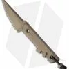 Amsler Knives Large Slik Tanto Fixed Blade Knife Burnt Bronze (2.75" Titanium) -Avokelavavat Sales Store amsler knives lg slik II tanto burnt bronze cerak
