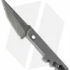Amsler Knives Mini Slik Titanium Tanto Blade Custom Knife (2" Stonewash) -Avokelavavat Sales Store amsler knives mini slik tanto ti