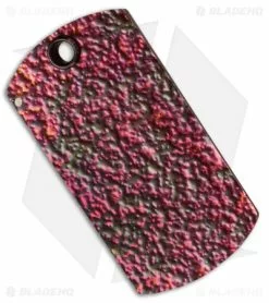 John Kubasek Kubasek Mag-Tag Folder Dog Tag Knife Anodized Copper (1.75" Satin) 6 John Kubasek Kubasek Mag-Tag Folder Dog Tag Knife Anodized Copper (1.75" Satin) -Avokelavavat Sales Store anodized copper mag tag