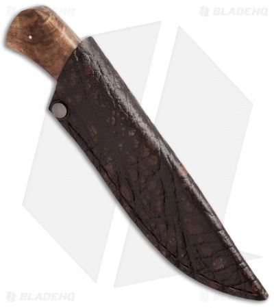 Arno Bernard Knives Nyala Fixed Blade Knife Maple Burl (3.63" Satin) 4 Arno Bernard Knives Nyala Fixed Blade Knife Maple Burl (3.63" Satin) - Image 2