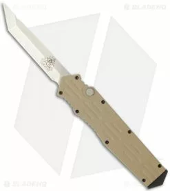 ARS A.R.S. Gen III OTF Tan Automatic Tanto Knife (3.5" Plain)