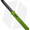 Paragon Estiletto Green OTF Automatic Knife (5.25" Black Plain)