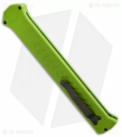 Paragon Estiletto Green OTF Automatic Knife (5.25" Black Plain) -Avokelavavat Sales Store asheville para est zg tanto d tanto green black otf side