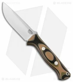 Bark River Knives Bravo 1 Fixed Blade Knife Green Camo G-10 (4.25" CPM-3V)
