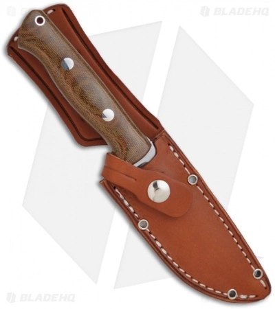 Bark River Knives Bravo 1 Antique Ivory Micarta Fixed Blade Knife (4.25" Plain) 4 Bark River Knives Bravo 1 Antique Ivory Micarta Fixed Blade Knife (4.25" Plain) - Image 2