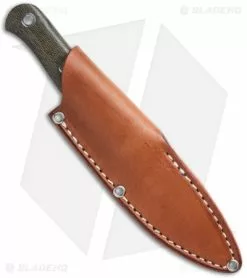 Bark River Ultra-Lite Bushcrafter Knife Green Canvas Micarta (3.375" Satin) -Avokelavavat Sales Store bark river bushrafter cpm 3v 06 023m gc sheath