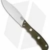 Bark River Canadian Special Fixed Blade Knife Green Canvas Micarta (4.25" 3V)