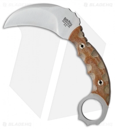 Bark River Ghost II Fixed Blade Knife Natural Canvas Micarta (3.5" Satin) 3 Bark River Ghost II Fixed Blade Knife Natural Canvas Micarta (3.5" Satin)