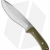 Bark River Knives Grasso Bolo I Knife Green Canvas Micarta (7.5" Plain)