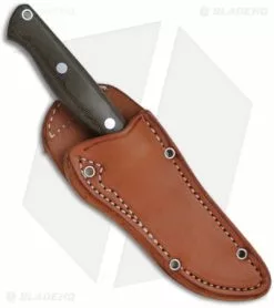 Bark River Knives Gunny Green Canvas Micarta Fixed Blade Knife (3.775" Plain) 6 Bark River Knives Gunny Green Canvas Micarta Fixed Blade Knife (3.775" Plain) -Avokelavavat Sales Store bark river gunny green canvas micarta sheath
