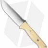 Bark River Knives Bravo 1.25 Fixed Blade Knife Antique Ivory Micarta (5" CPM-3V)