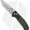 Bear OPS Mini Bold Action V Tanto Auto Knife Black/Green G-10 (3.25" Gray)
