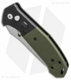 Bear OPS Mini Bold Action V Tanto Auto Knife Black/Green G-10 (3.25" Gray) -Avokelavavat Sales Store bear ops bold action IV tanto black green G10 gray BHQ 51398 jr spine