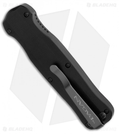 Benchmade Pagan PROTOTYPE 3321BK Bayonet S/E OTF Automatic Knife (3.96" Black) 4 Benchmade Pagan PROTOTYPE 3321BK Bayonet S/E OTF Automatic Knife (3.96" Black) - Image 2