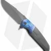 Coye Knives Bill Coye Whiskey 2 Frame Lock Flipper CF/Timascus (4.25" Acid Wash) -Avokelavavat Sales Store bill coye whiskey 2 cf timascus