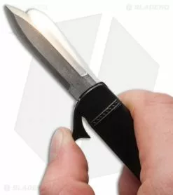 Unhao Mini D/A OTF Automatic Knife Lighter Black (2.1" Satin) Refillable Butane -Avokelavavat Sales Store blade play lighter otf black both cm