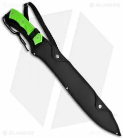 Wartech Biohazard Zombie Wilderness Machete Green Polymer (25" Black) -Avokelavavat Sales Store bladeplay zombie machete h 1315 sheath