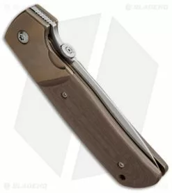 Bob Terzuola Custom ATCF Knife Brown G-10 (3.875" Polished) 5 Bob Terzuola Custom ATCF Knife Brown G-10 (3.875" Polished) -Avokelavavat Sales Store bob terzuola custom atcf bronzed satin plain side