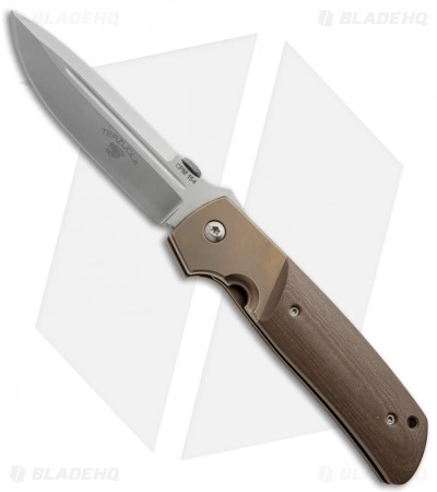 Bob Terzuola Custom ATCF Knife Brown G-10 (3.875" Polished) 3 Bob Terzuola Custom ATCF Knife Brown G-10 (3.875" Polished)