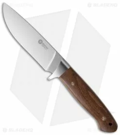 Boker Arbolito Trapper Fixed Blade Knife Guayacan Ebony (4.75" Satin) 02BA351G