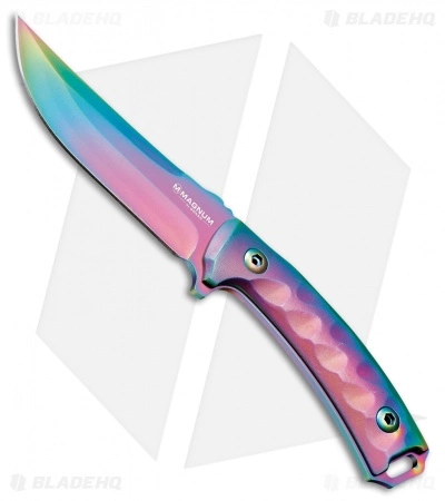 Boker Magnum Rainbow Unicorn Fixed Blade Knife (4.3" Spectrum) 02RY543 3 Boker Magnum Rainbow Unicorn Fixed Blade Knife (4.3" Spectrum) 02RY543