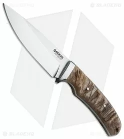Boker Savannah Fixed Blade Knife Ram Horn (4.625" Satin) 120720