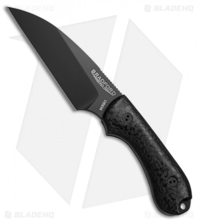 Bradford Knives Guardian3 Wharncliffe Knife 3D Carbon Fiber (3.625" Black DLC) 3 Bradford Knives Guardian3 Wharncliffe Knife 3D Carbon Fiber (3.625" Black DLC)