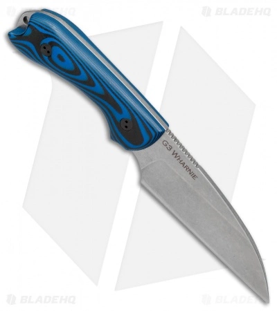 Bradford Knives Guardian3 Wharncliffe Knife 3D Black/Blue G-10 (3.625" SW) 4 Bradford Knives Guardian3 Wharncliffe Knife 3D Black/Blue G-10 (3.625" SW) - Image 2