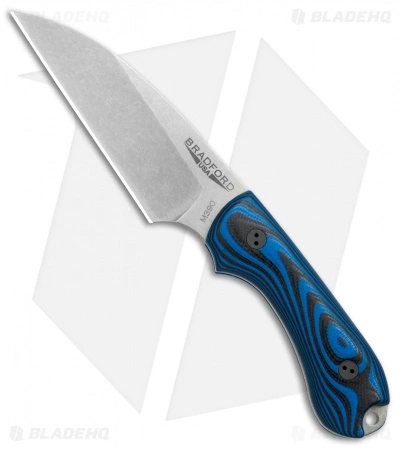 Bradford Knives Guardian3 Wharncliffe Knife 3D Black/Blue G-10 (3.625" SW) 3 Bradford Knives Guardian3 Wharncliffe Knife 3D Black/Blue G-10 (3.625" SW)