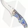Brian Tighe Custom Tighe Coon Knife NIRK Lock Multi-Color Titanium (3.75" Satin)