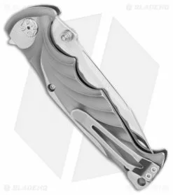 Brian Tighe Custom Tiny Tighe Breaker Knife Titanium (3.5" Polish) -Avokelavavat Sales Store brian tighe mini breaker fluted ti polished side